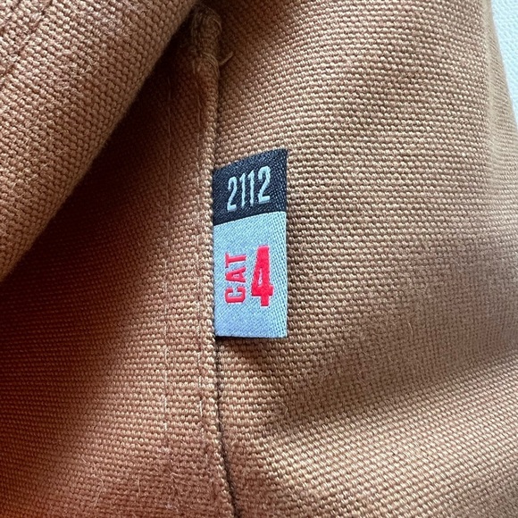 NEW Mens 2XL TALL Carhartt Flame Resistant Firm Duck Insulated Traditional Coat - Picture 4 of 7